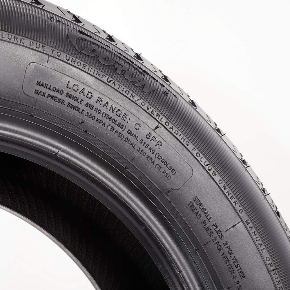 Set 4 Albott New Heavy Duty Tire ST175/80R13 175 80 13 6-Ply Load Range C