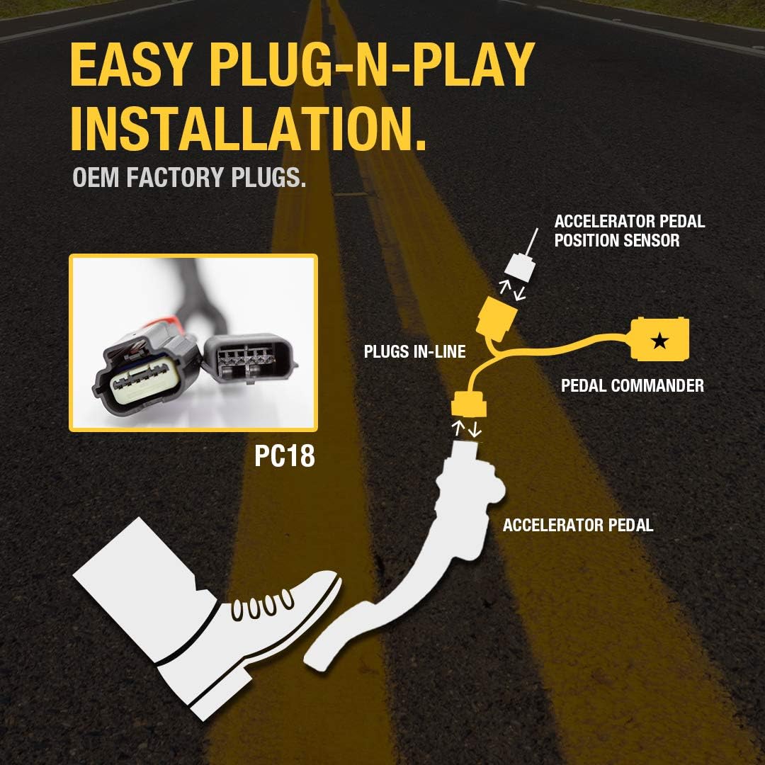Pedal Commander - PC18 for Ford Expedition (2011 and Newer)(3rd/4th Gen) XLT, Limited, Platinum, King Ranch, FX4, EL (3.5L 5.4L) | Throttle Response Controller