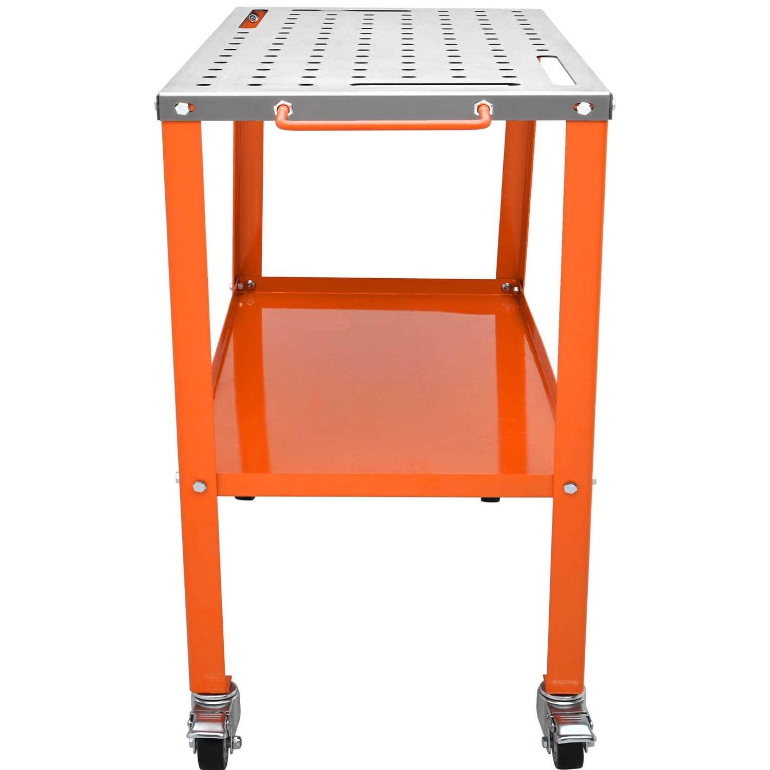 VEVOR 36 x 18 Welding Table 1200lbs Load Capacity Steel Welding Workbench Table on Wheels - Shop Hardware Tools Online Store