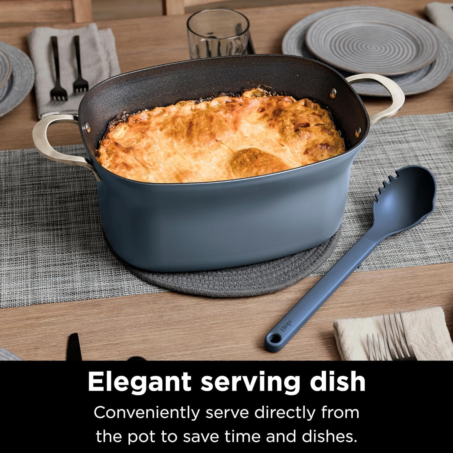 Ninja MC1001 Foodi PossibleCooker PRO 8.5 Quart Multi-Cooker, with 8-in-1 Slow Cooker Dutch Oven, Steamer, Nonstick, Oven Safe Pot to 500°F & Reynolds Kitchens Slow Cooker Liners!