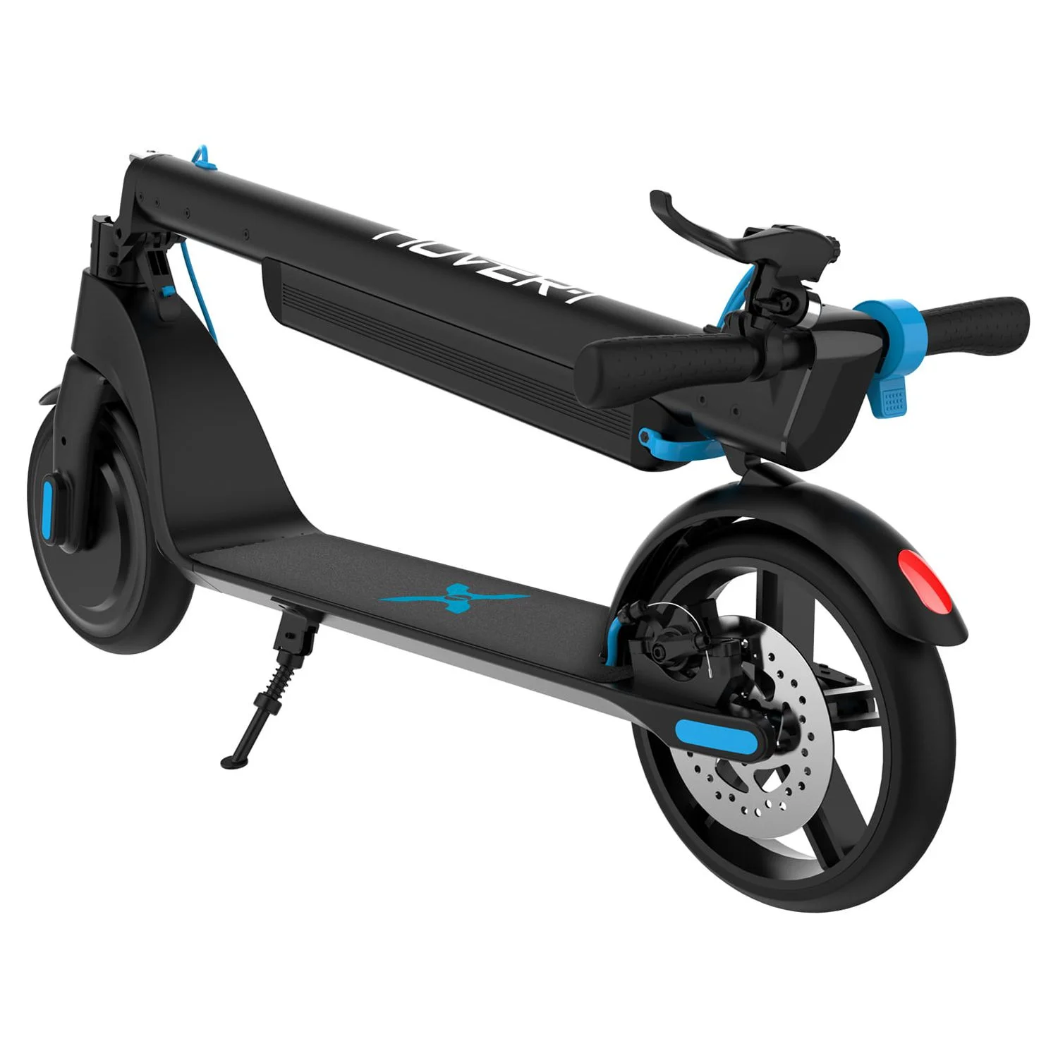 Hover-1 Blackhawk Electric Scooter with LED Headlights, 15 MPH Max Speed, 220 lbs Max Weight, 28 Miles Max Distance, Black, UL 2272 Certified
