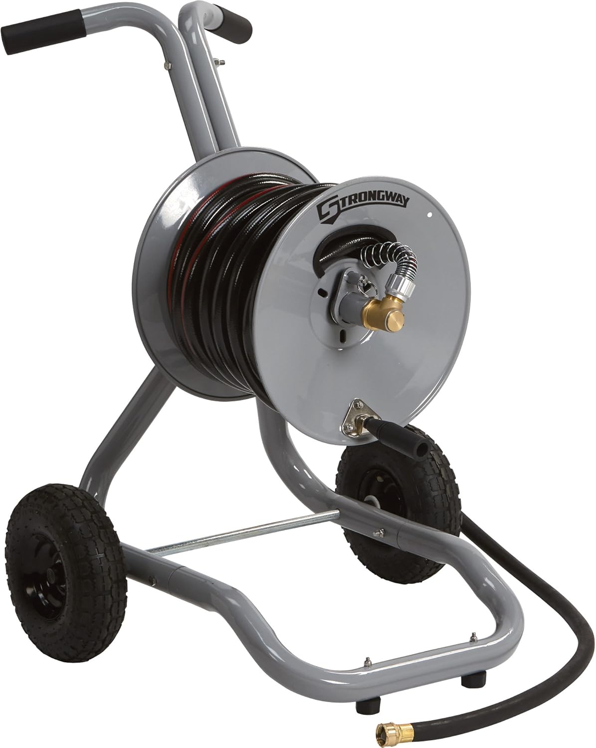 Strongway Garden Hose Reel Cart - Holds 5/8in. x 150ft. Hose