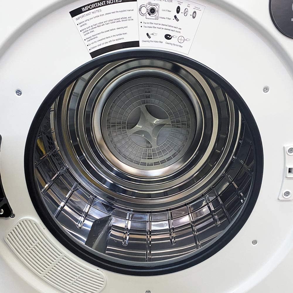 Panda Portable Compact Electric Clothes Dryer, 3.22 cu.ft, Load Volume 13.2 lbs.,White,110V