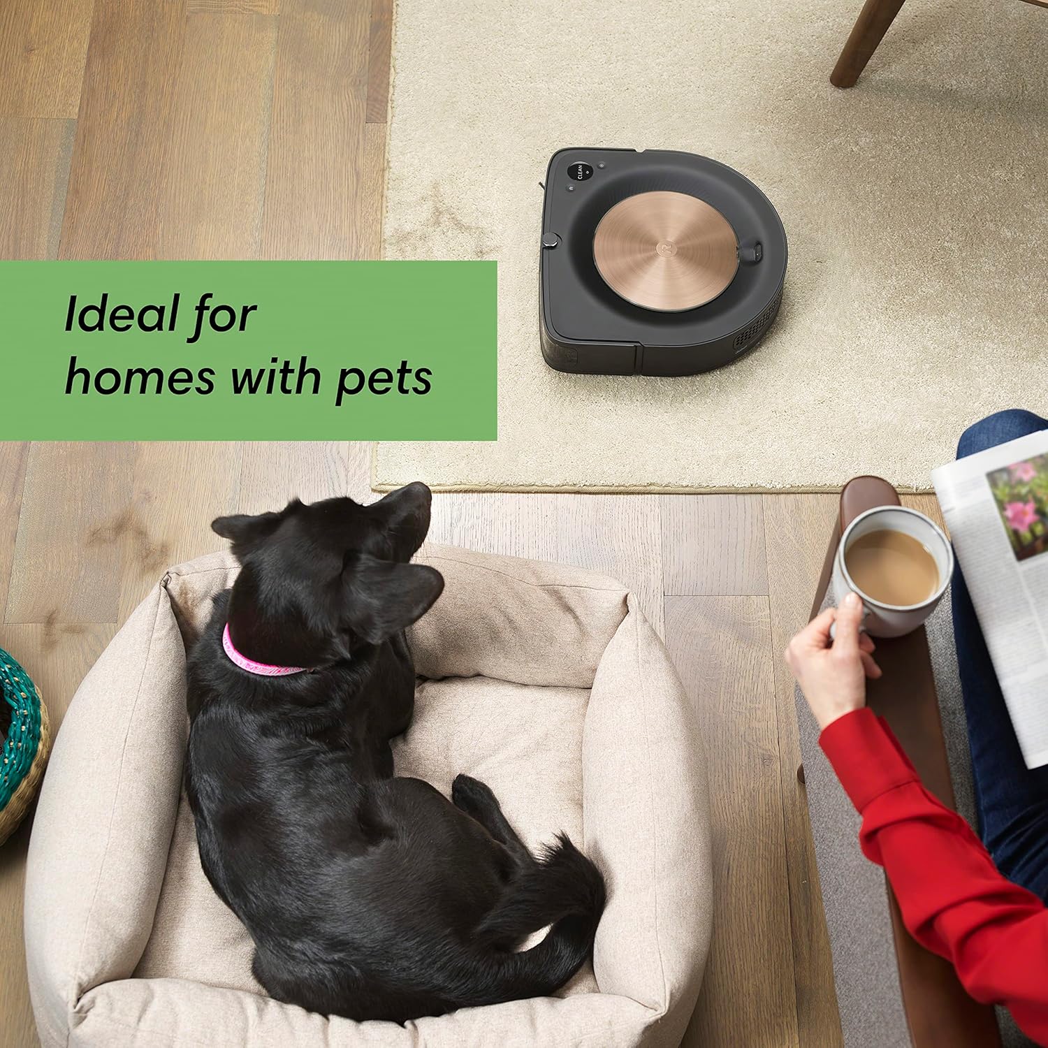 iRobot Roomba s9+ Self Emptying Robot Vacuum - Empties Itself for 60 Days, Detects & Cleans Around Objects in Your Home, Smart Mapping, Powerful Suction, Corner & Edge Cleaning
