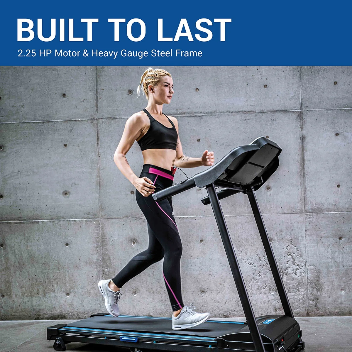 XTERRA Fitness TR200 Folding Treadmill: Xtrasoft Cushioned Deck, 5.5 LCD Display, 3 Manual Incline Levels