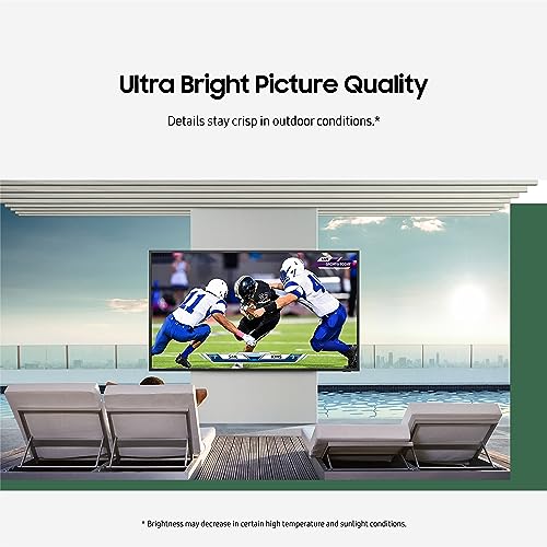 SAMSUNG Class Terrace Full Sun Outdoor QLED 4K Smart TV with Alexa Built-in