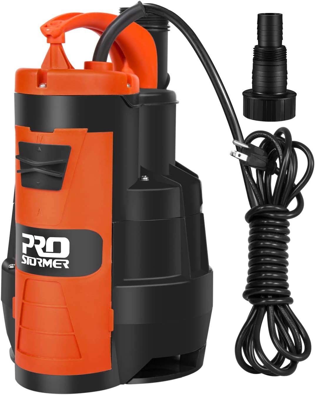 Sump Pump, PROSTORMER 3500 GPH 1HP Submersible Clean/Dirty Water Pump with Build-in Float Switch for Pool, Pond,Garden, Flooded Cellar and Irrigation Pack of 2