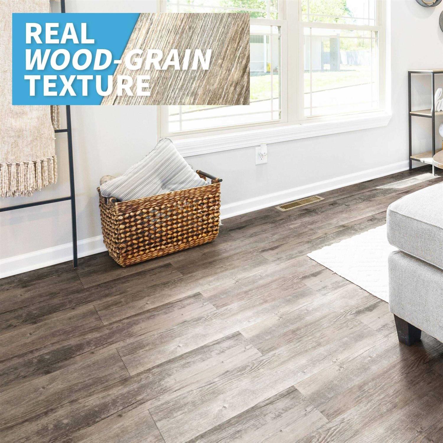 Art3d Peel and Stick Vinyl Floor Tiles Wood Look Planks,54sq.ft - Shop Hardware Tools Online Store
