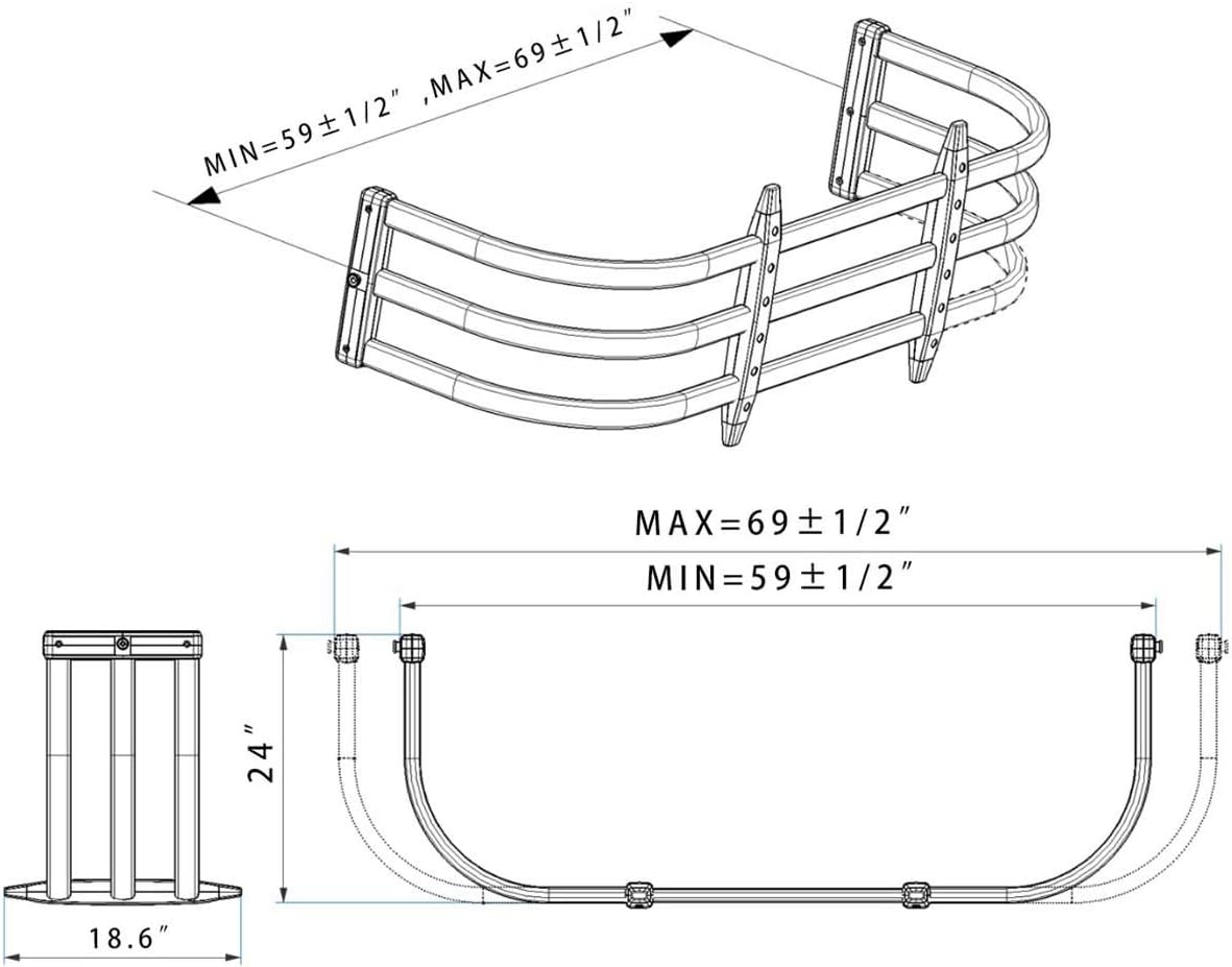 X-Alter Truck Bed Extender for Ford & Titan & Tundra & Ram & Silverado & Sierra Pickup Truck