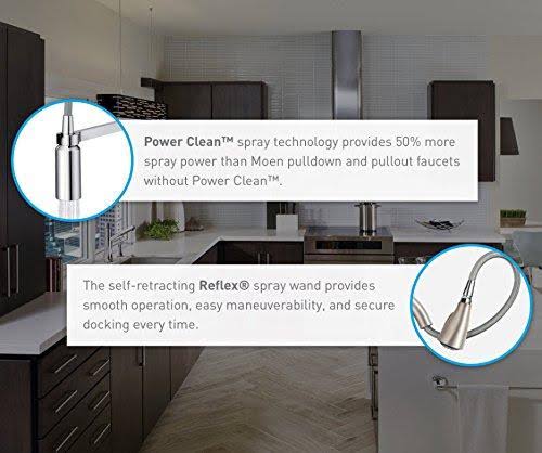 Moen Brantford Oil Rubbed Bronze One-Handle Pulldown Bar Faucet