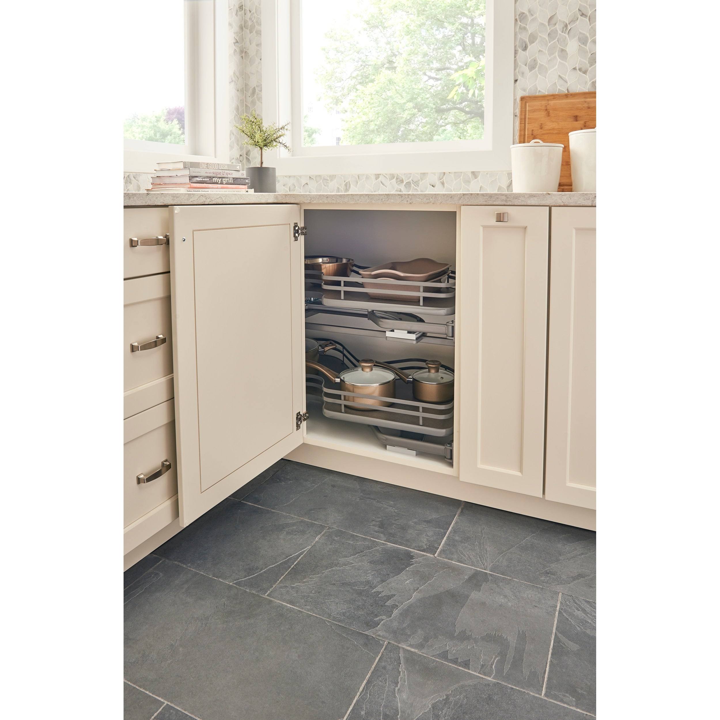 Rev-A-Shelf 21 in Two-Tier Organizer for A Blind Right