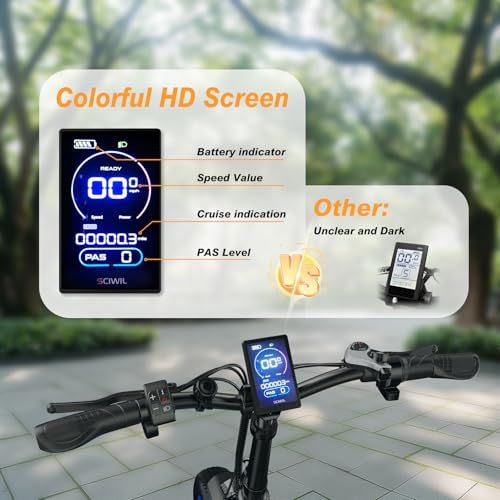 1000W Folding Electric Bike, 48V 20AH Large Removable Battery E Bike, 30+MPH, 80 Miles Max Range, 20" Fat Tire Electric Bike for Adults, Adult Electric Bicycles for Commute Beach Snow