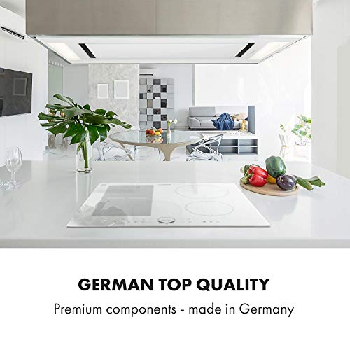 Klarstein Delicatessa - Hybrid Induction Hob, Built-in, Self-Sufficient, ThermoBoost, 9 Levels, Flex Zone, Residual Heat Indicator, Stop & Go, Timer, Touch Panel, Glass Ceramic, Frameless
