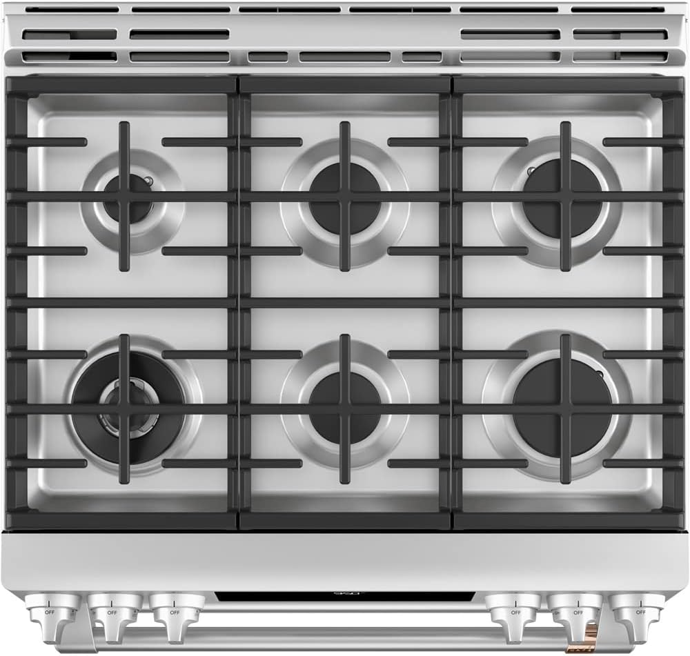 GE C2S950P2MS1 Cafe 30 inch Smart Double-Oven Range With Convection Bundle with Premium 3 YR CPS Enhanced Protection Pack