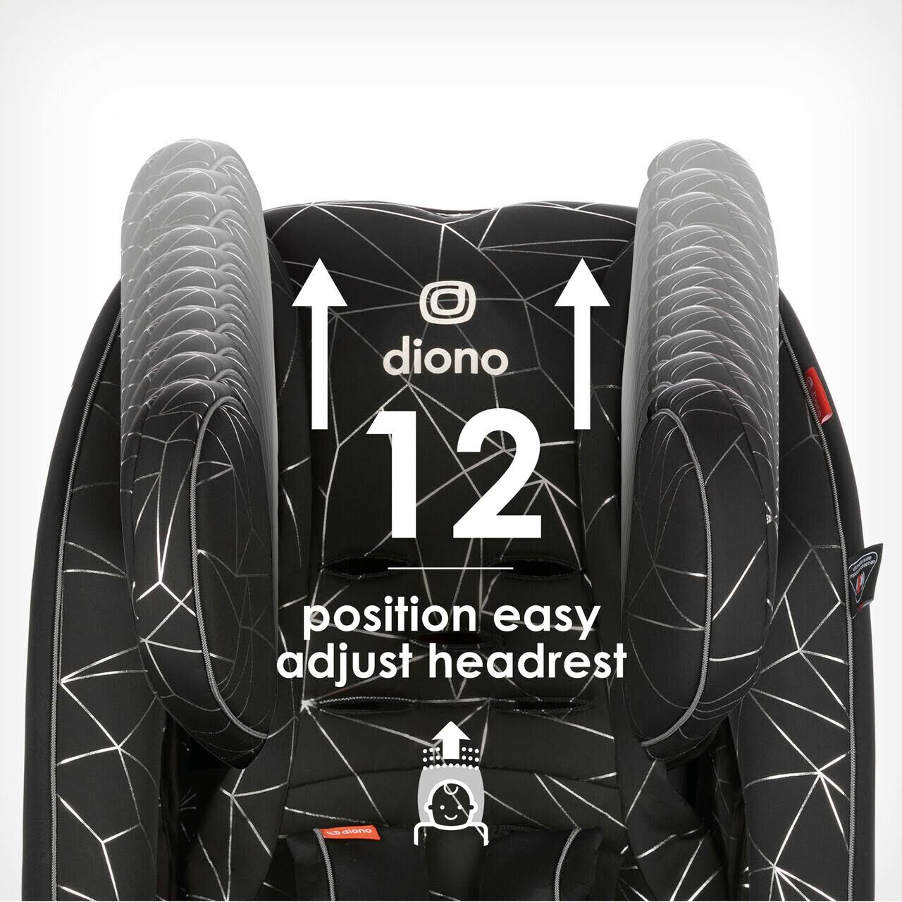 Infant Diono Radian 3RXT Three Across All-in-One Car Seat