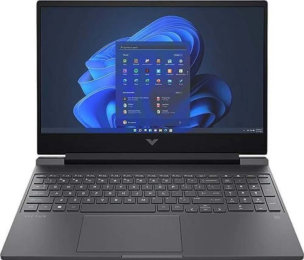 HP Victus 15 Gaming Laptop | 15.6" FHD IPS 144Hz | AMD 6-Core Ryzen 5 7535HS (>i7-11800H) | 16GB DDR5 512GB SSD | GeForce RTX 2050 4GB Graphic | Backlit USB-C B&O Win11Pro + 32GB MicroSD Card