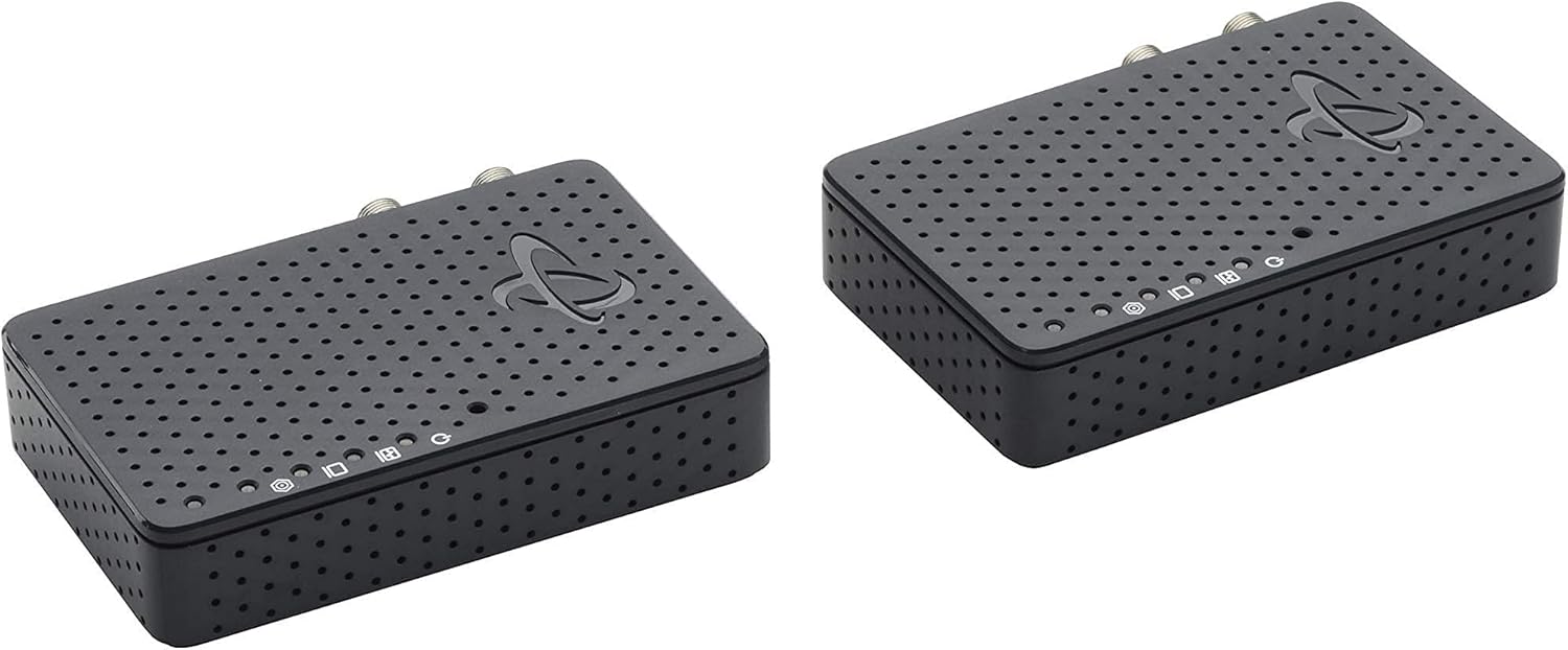 Hitron Bonded MoCA 2.5 Network Adapter for Ethernet Over Coax (2-Pack) | 1 Gbps Ethernet, 2.5 Gbps Over existing Coax Cables | Ideal Backbone for Home Mesh WiFi, Streaming, and Gaming | HT-EM4
