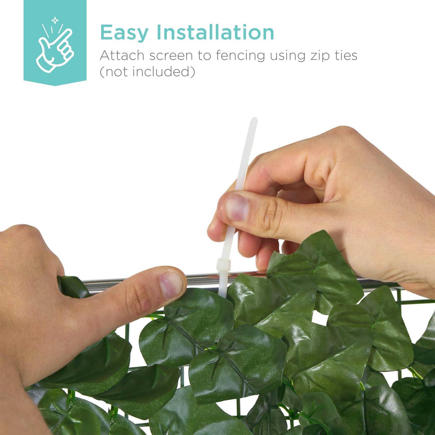 Best Choice Products Artificial Faux Ivy Hedge Privacy Fence Screen Decor - Shop Hardware Tools Online Store