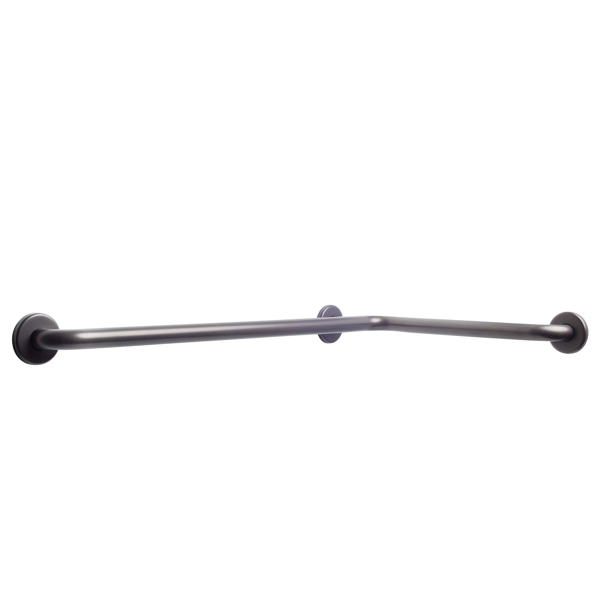 CSI Bathware BAR-HA1632-TW-125-OB Series L-Shaped Horizontal Bathroom Angled Safety Bar Oil Rubbed Bronze