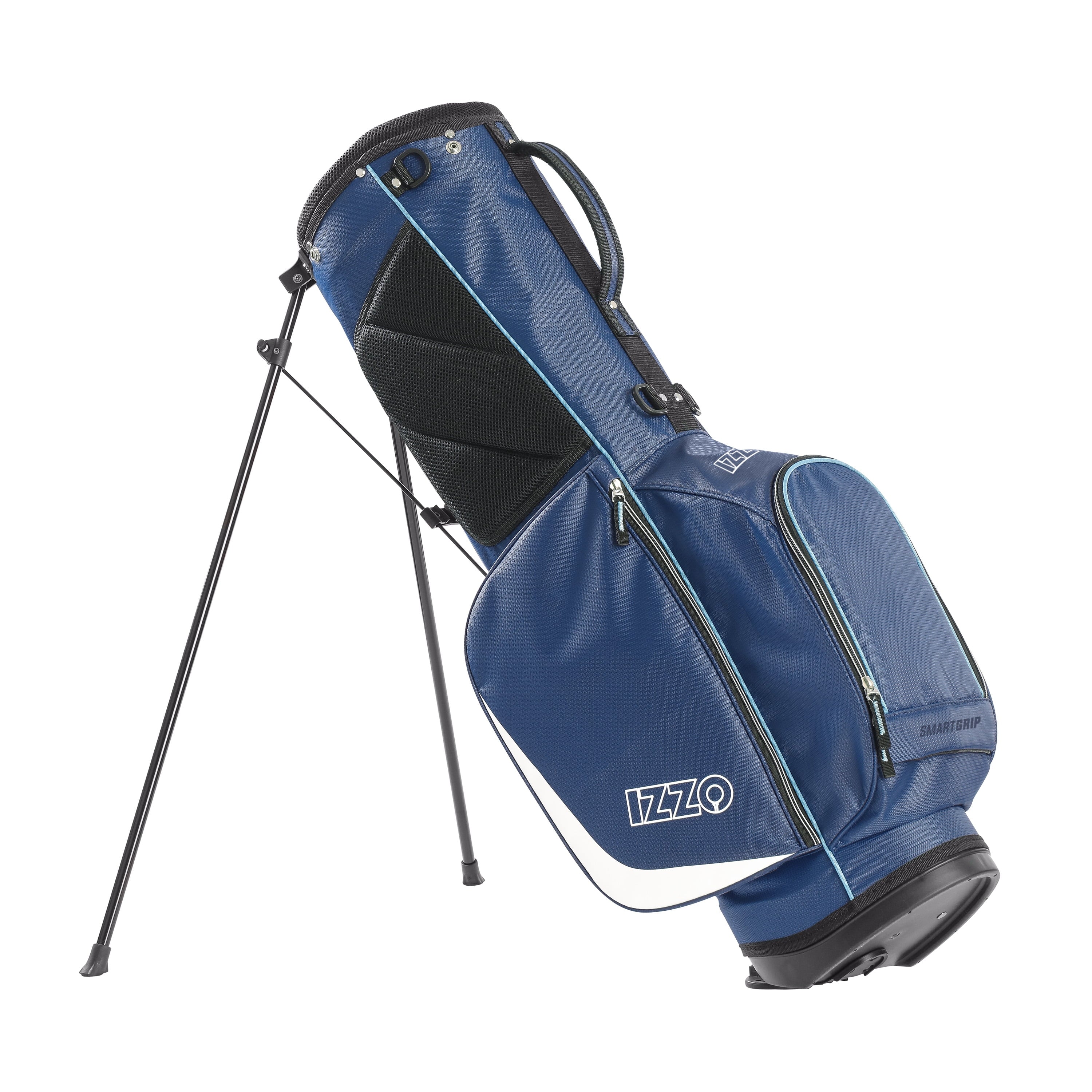 Izzo Golf Ultra-Lite Stand Bag - Grey/Lime