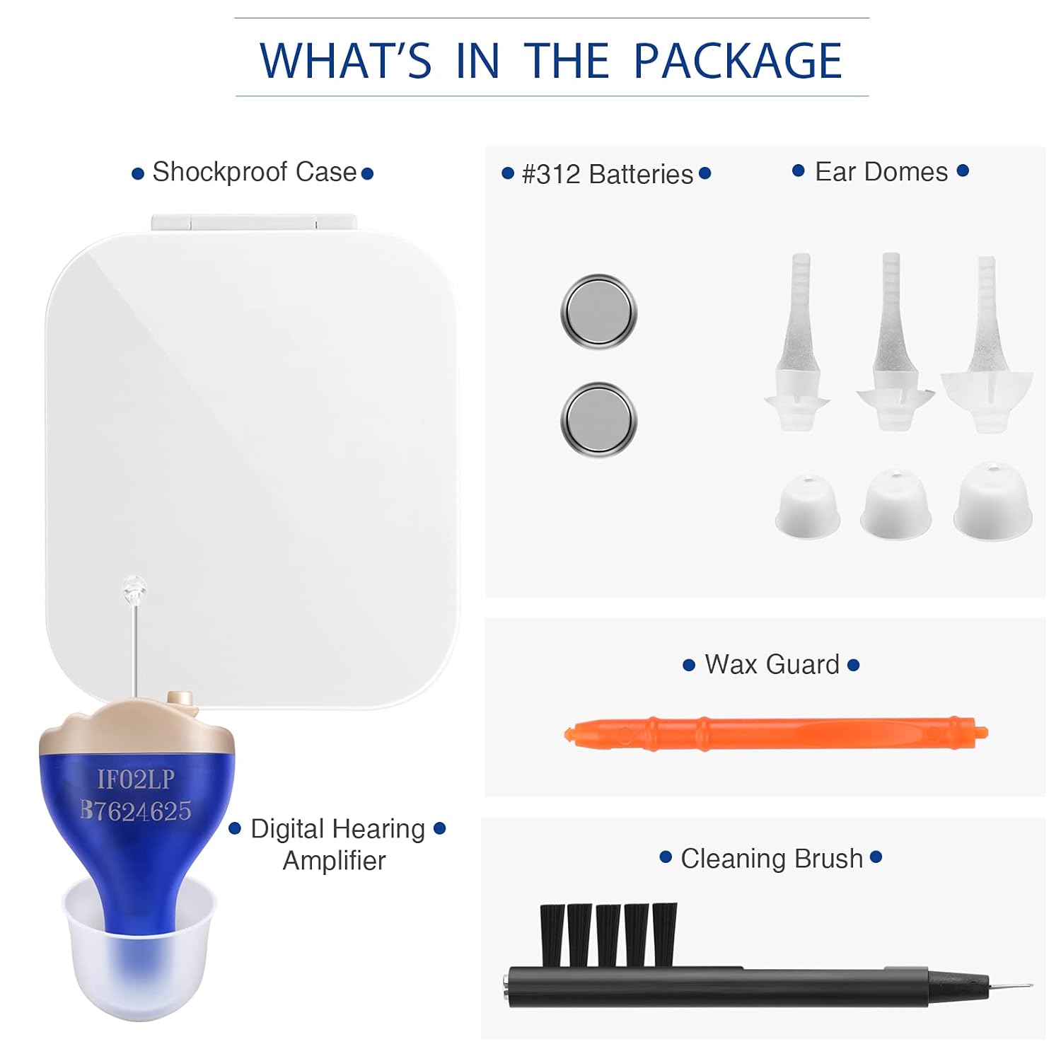 Sonadil Hearing Amplifier for Seniors and Adults with Noise Reduction and Feedback Cancellation, Digital Completely-in-Canal (CIC) Hearing Amplifier (Good For Right Or Left Ears )
