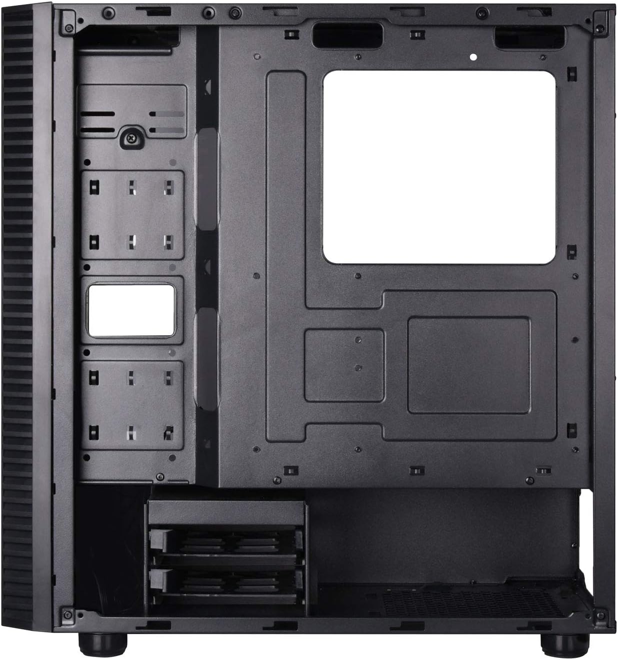 SilverStone Technology Precision Series Micro-ATX & ATX Tempered Glass Computer Case PS14B-Eg