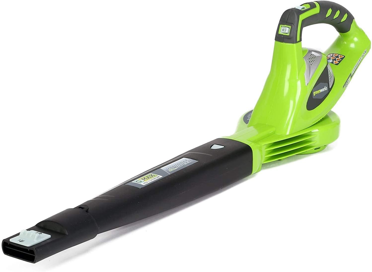 Greenworks 40V (150 MPH / 135 CFM) Cordless Leaf Blower, 4.0Ah Battery and Charger Included