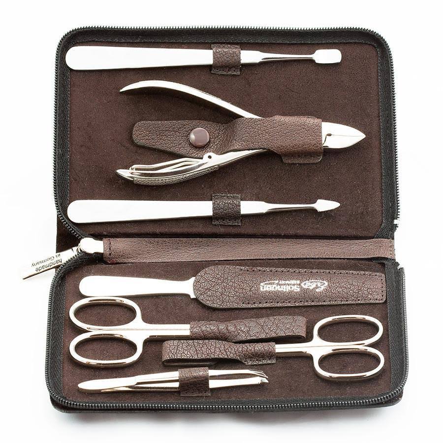 7 Pcs Nickel Plated High Carbon Steel Manicure Set