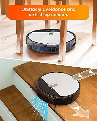 ILIFE A12 Pro Robot Vacuum and Mop Combo, Self Emptying Station for 60 Days, LiDAR Navigation, Home Mapping, No-Go Zones, 2.4G WiFi/App/Alexa/Remote Control, for Hard Floors, 110V