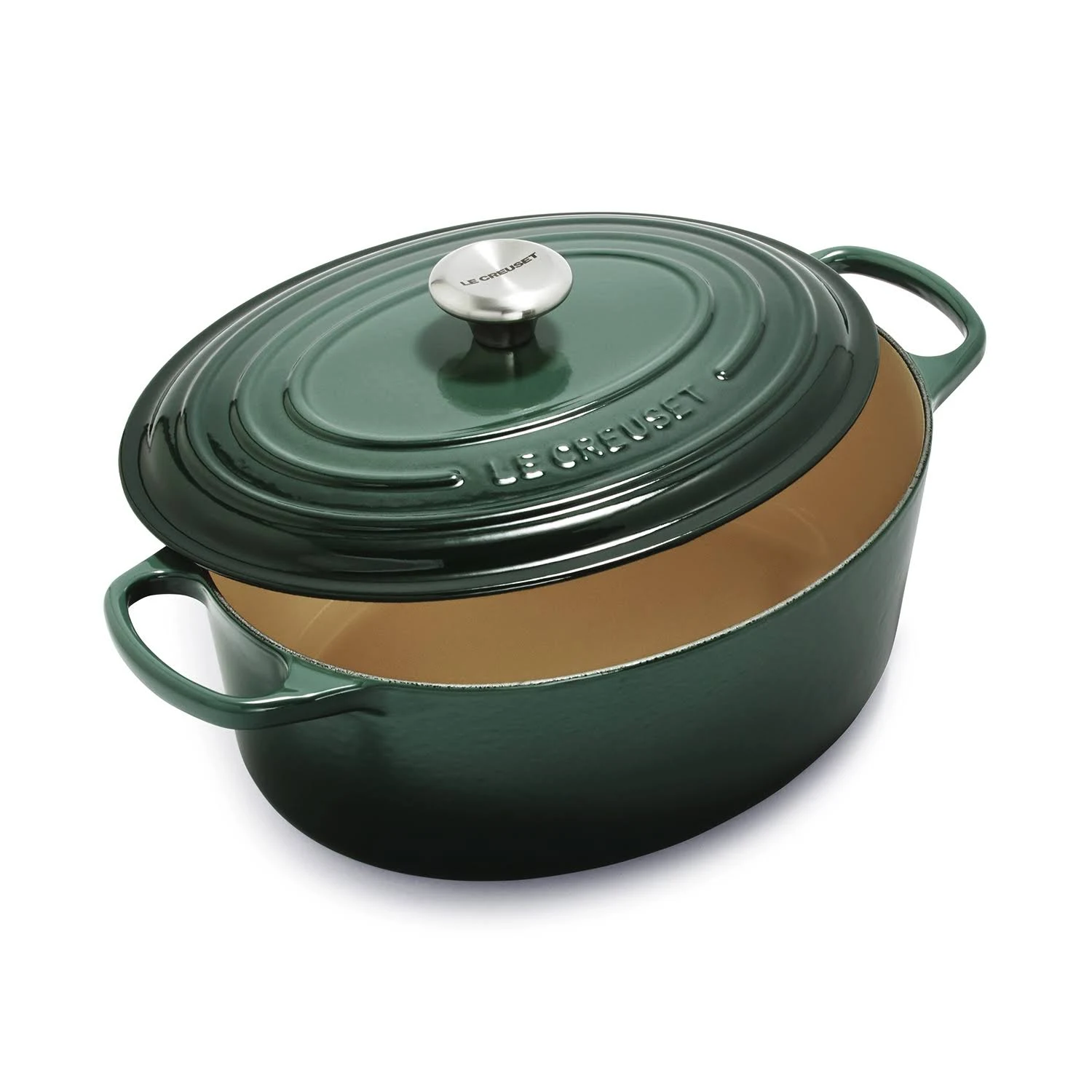 Le Creuset Signature Cast Iron 6.75-Quart Caribbean Oval Dutch Oven