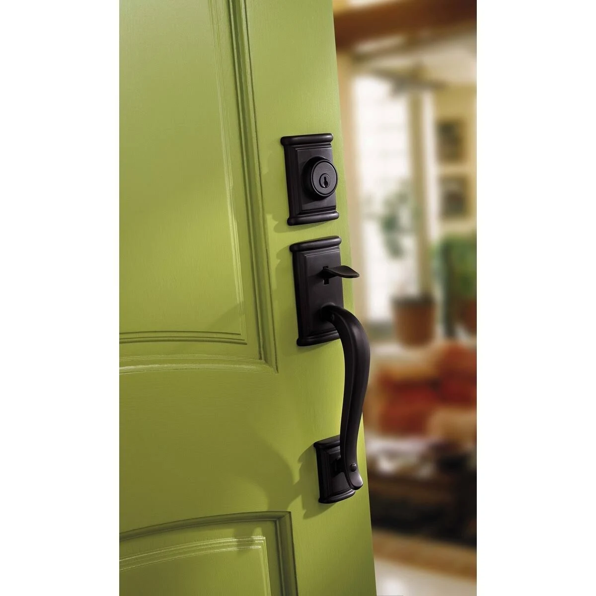 Kwikset 802ADH-LIP Signature Series Ashfield Dummy Handleset - Venetian Bronze