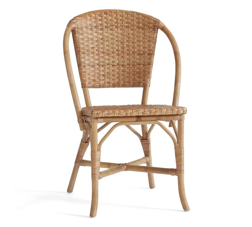 Parisian Woven Rattan Dining Chair, Natural