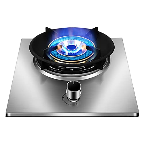 Burner Gas Cooker gas hob Built-in Gas Hob, Table Top Cooking, Portable Lightweight Gas Stove Single Burner， Easy To Use/Compact And Practical Design [Energy Class A]