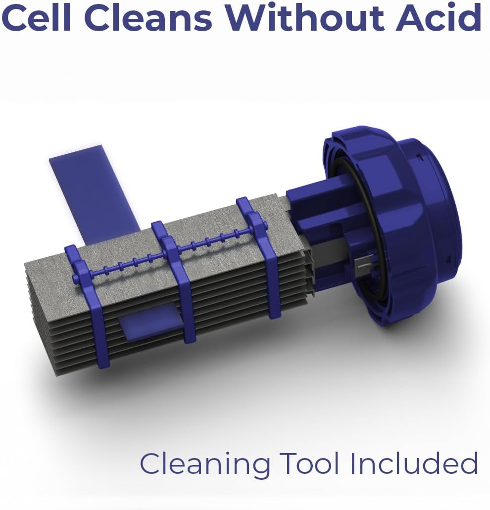 CircuPool SJ20 Salt Water Pool Chlorinator System | 3 Year Manufacturer Warranty | Complete Salt Chlorine Generator for up to 20,000 Gallon In-Ground Pools