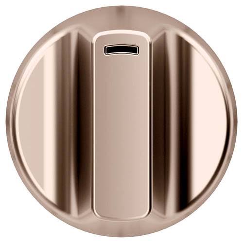 Cafe Brushed Bronze Front Control Electric Knobs and Handle Kit-CXFCEHKPMBZ