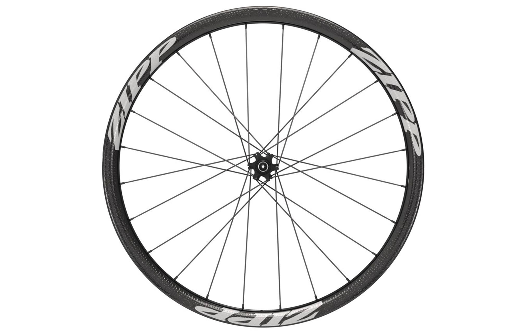 Zipp 202 Firecrest Carbon Clincher Tubeless Disc Brake Front Wheel - White