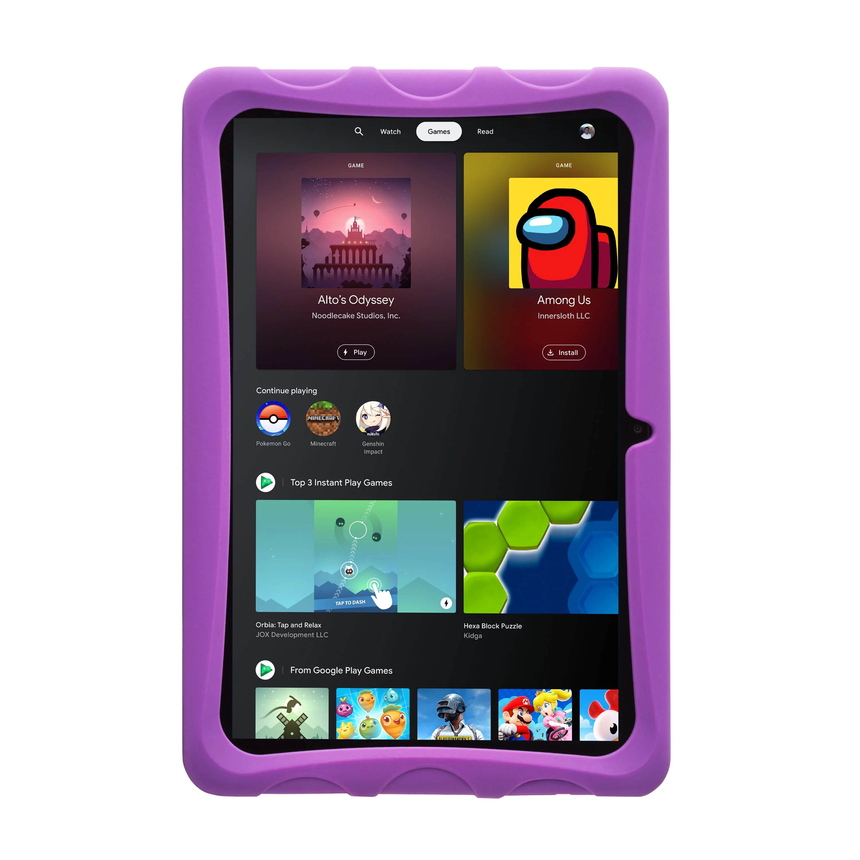 onn. 10.1" Kids Tablet, 32GB (2022 Model) - Violet