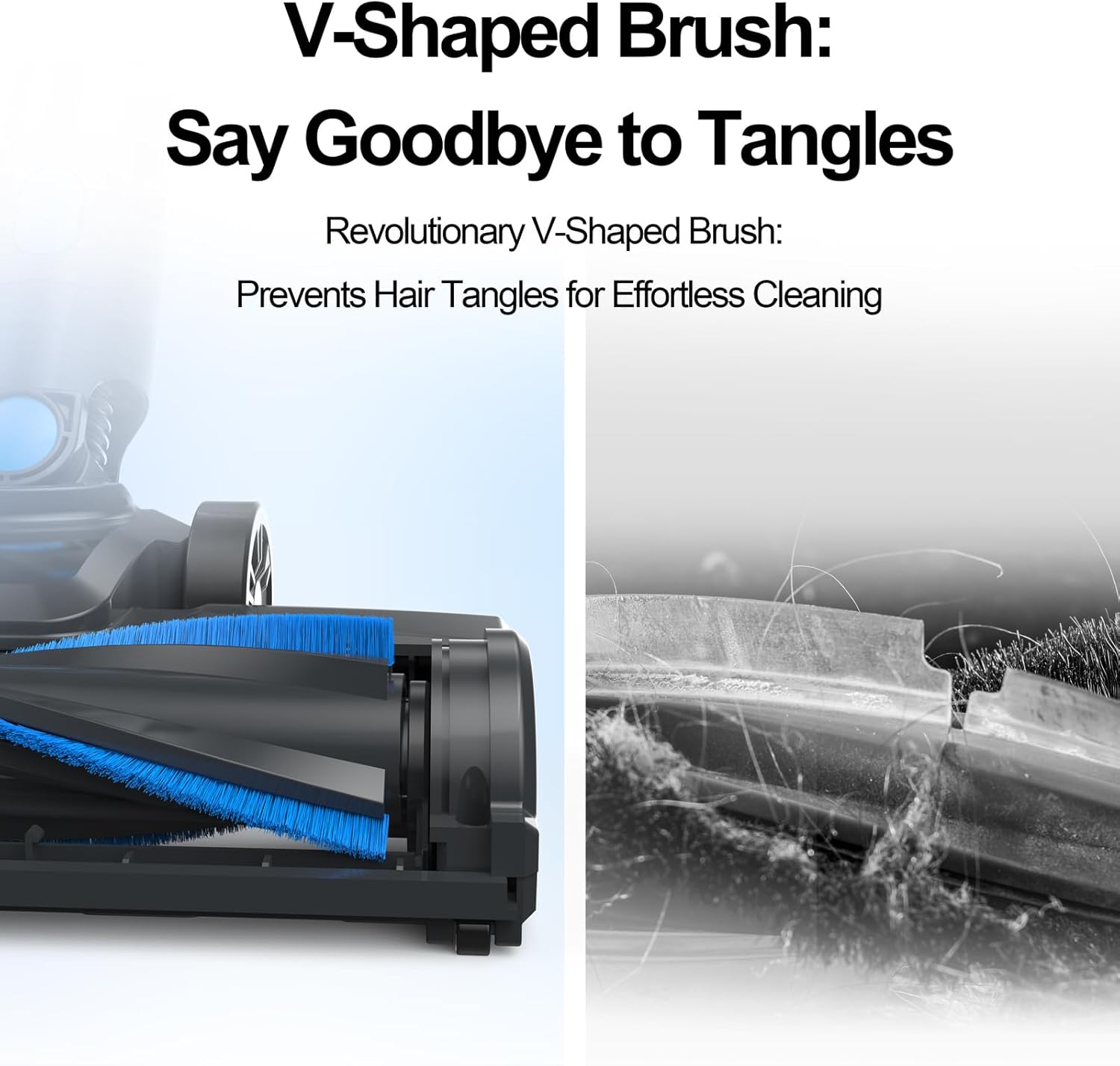 Cordless Vacuum Cleaner, Powerful Lightweight Stick Vacuum with 2200 mAh Battery, Rechargeable Vacuum Cleaners for Home, Up to 40 Mins Runtime, for Hard Floor Carpet Pet Hair