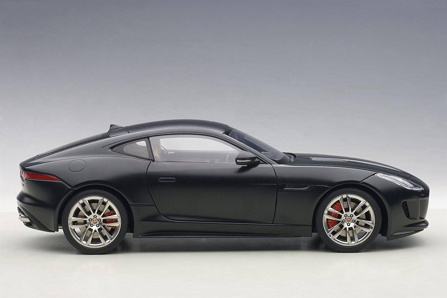 Jaguar F Type 2015 R Coupe Matt Black 1:18 Scale AUTOart 73652