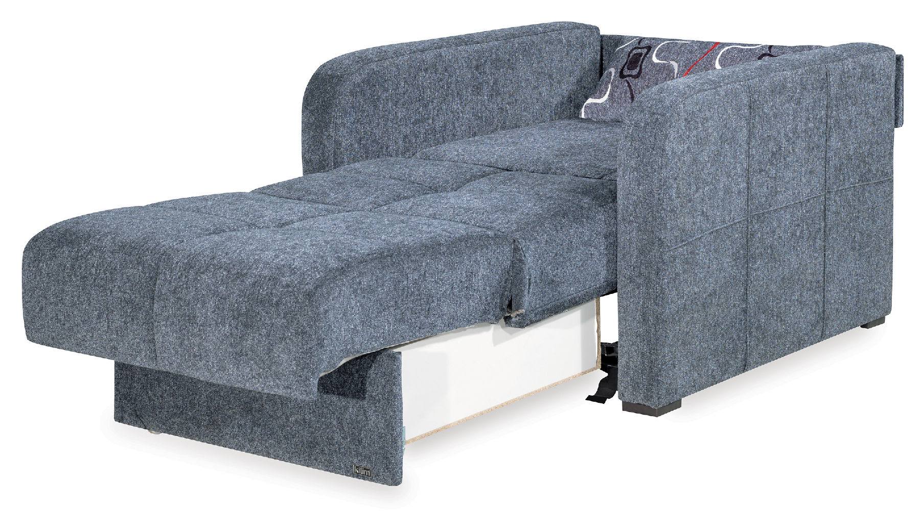 Casamode Ferra Fashion Chair Sleeper Gray Chennile