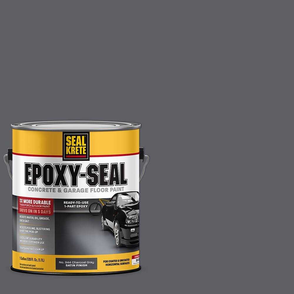 Seal-Krete Epoxy-Seal Concrete and Garage Metallic Charcoal Gray gal - Shop Hardware Tools Online Store