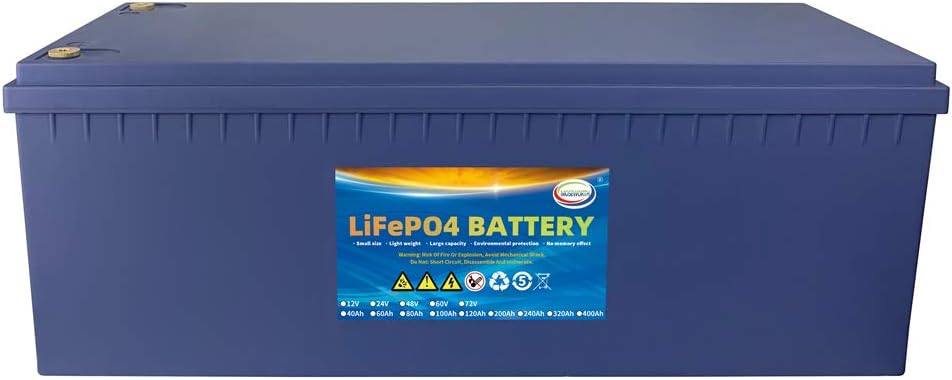 24V Lithium Battery 60Ah Lifepo4 Trolling Motor RV Battery Replacement Built-in BMS Last Longer Replace Your SLA Perfect for Backup Power and Off Grid Applications