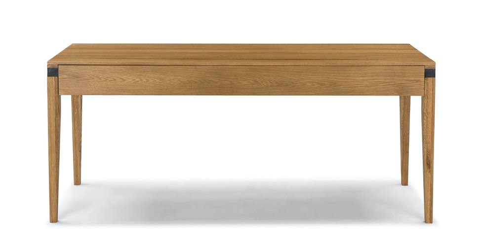 71x22 Wooden Desk with Solid Oak Top | Article Madera Contemporary Furniture