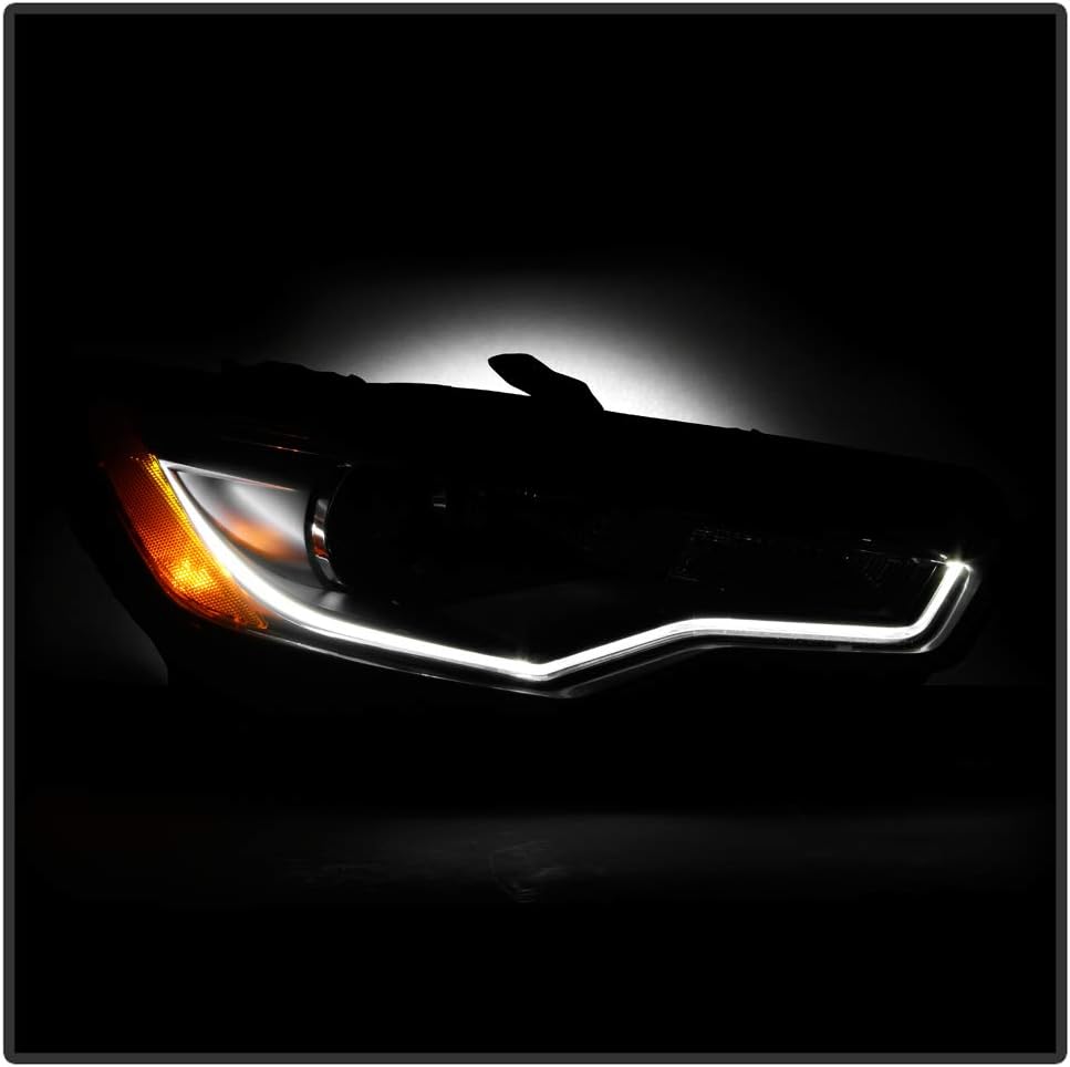 ACANII - For [HID/Xenon w/o AFS Model] 2012-2015 Audi A6 S6 LED DRL Projector Headlight Headlamp Assembly Passenger Side