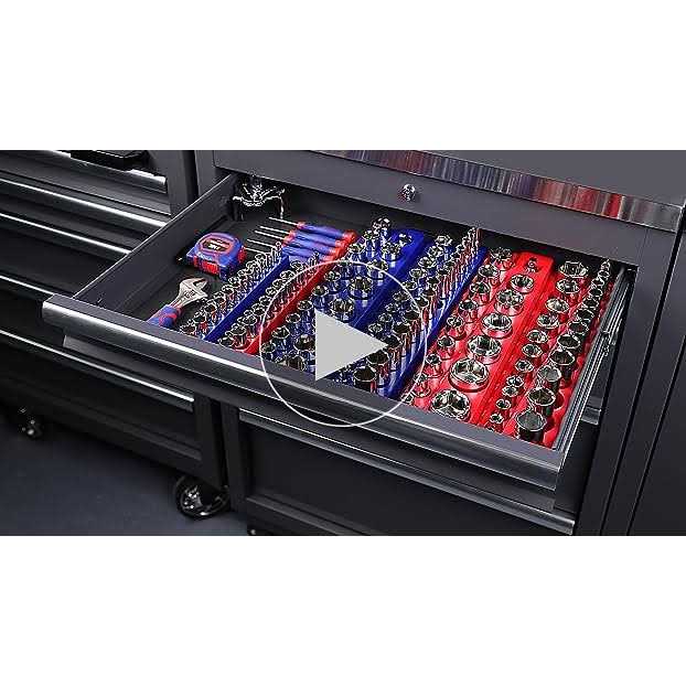 WORKPRO Magnetic Socket Organizer Set 6-Piece Socket Holder Set Includes 1/4 - Shop Hardware Tools Online Store