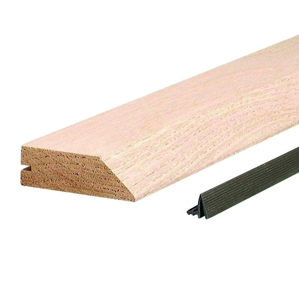 M-D Building Products Bumper 3.5 in. x 93 in. Unfinished Hardwood Threshold, Tan
