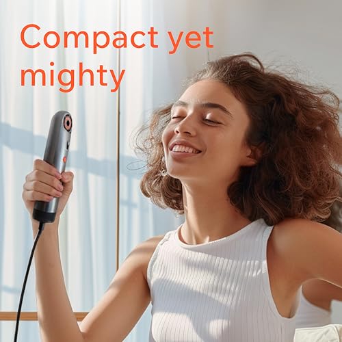 SYLPH Portable High-Speed Hair Dryer, Compact, Fast Drying, Hair Care, Travel Blow Dryer 0.55lbs Lightweight, 110,000 RPM, 200M ions, Low Watt, Smart Thermo Control. for Travel, Hotel, Home, Gym, RV