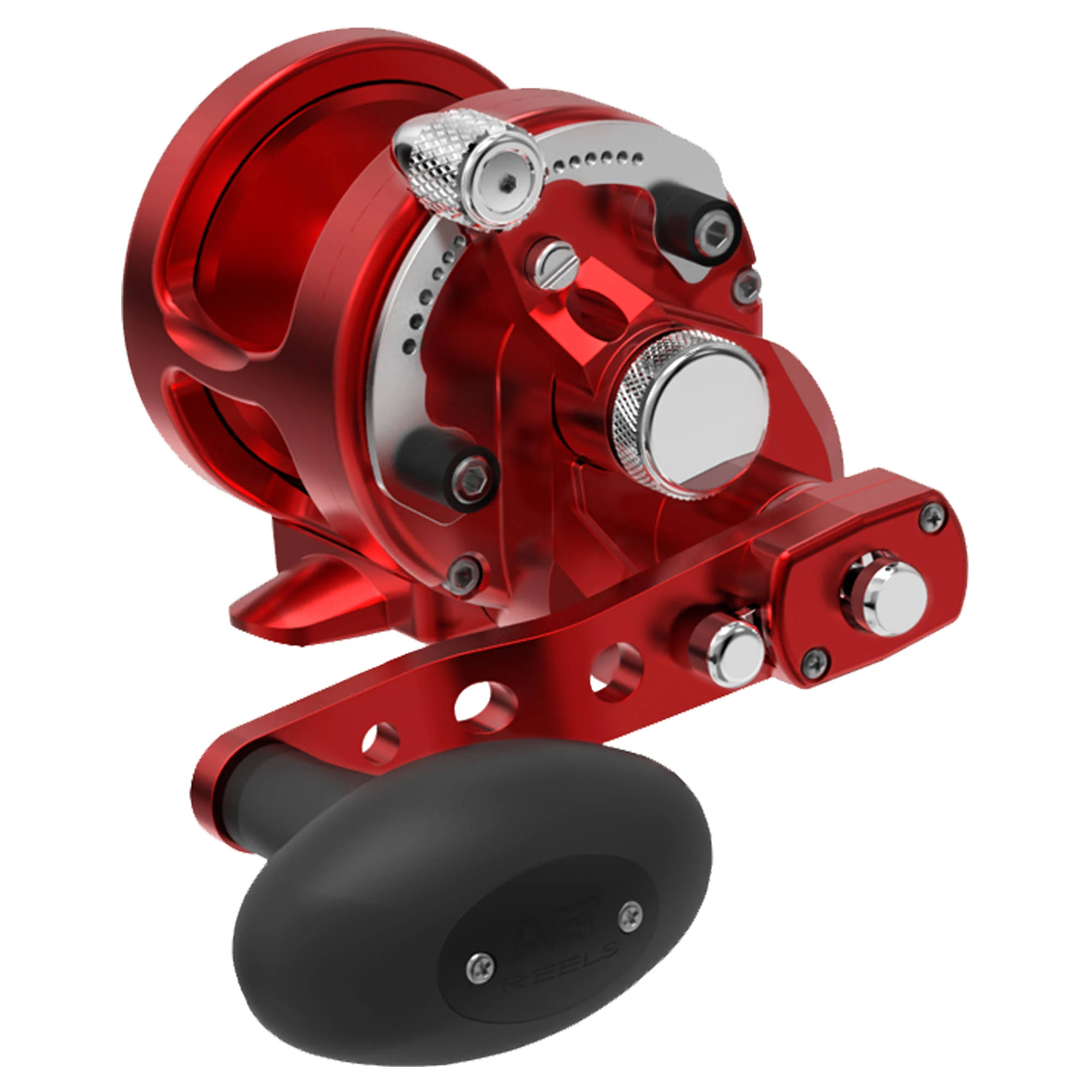 Avet SXJ 6/4 MC Raptor 2-Speed Lever Drag Casting Reel Red