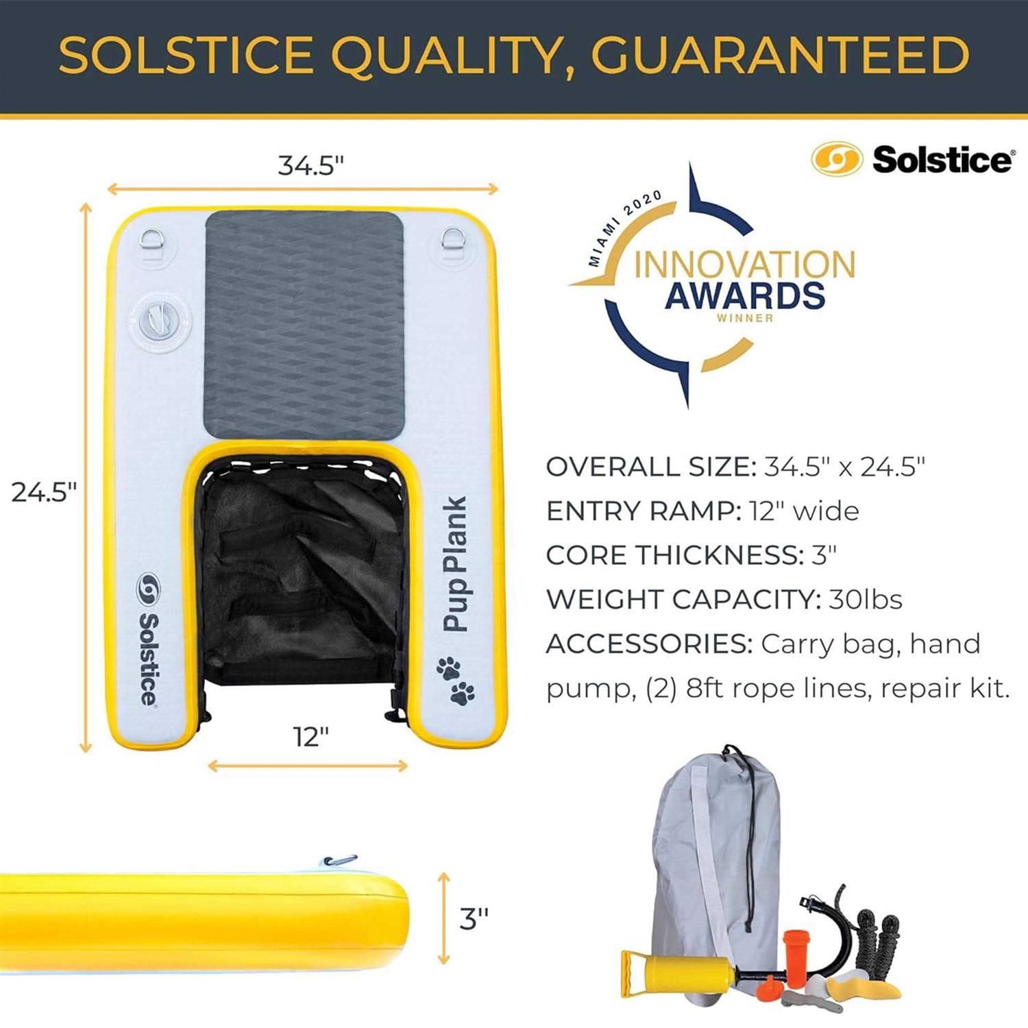 Solstice Inflatable Pup Plank Dog Ramp - Pet Supplies online store