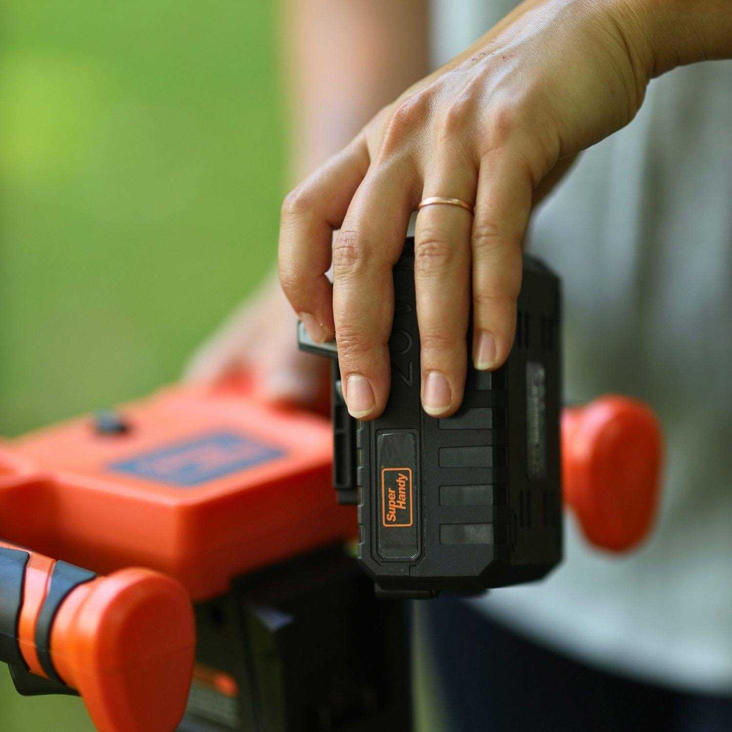 SuperHandy Electric Earth Auger 20V 4Ah Battery GUT141 - Shop Hardware Tools Online Store